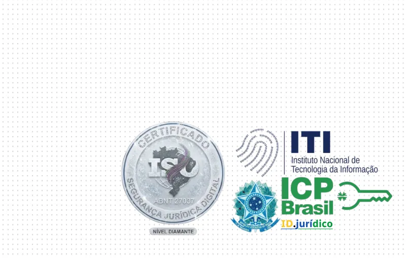 Selo ISO ABNT 27037, ITI e ICP-Brasil
