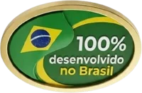 100% desenvolvido no Brasil